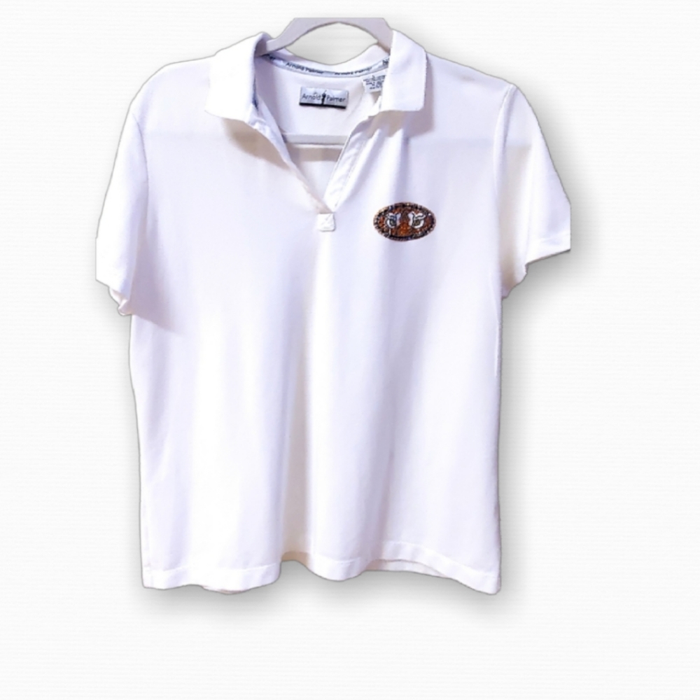Arnold Palmer white golf polo